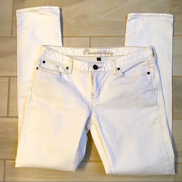 GAP Denim - GAP|| White Premium Skinny jeans 10 tall
